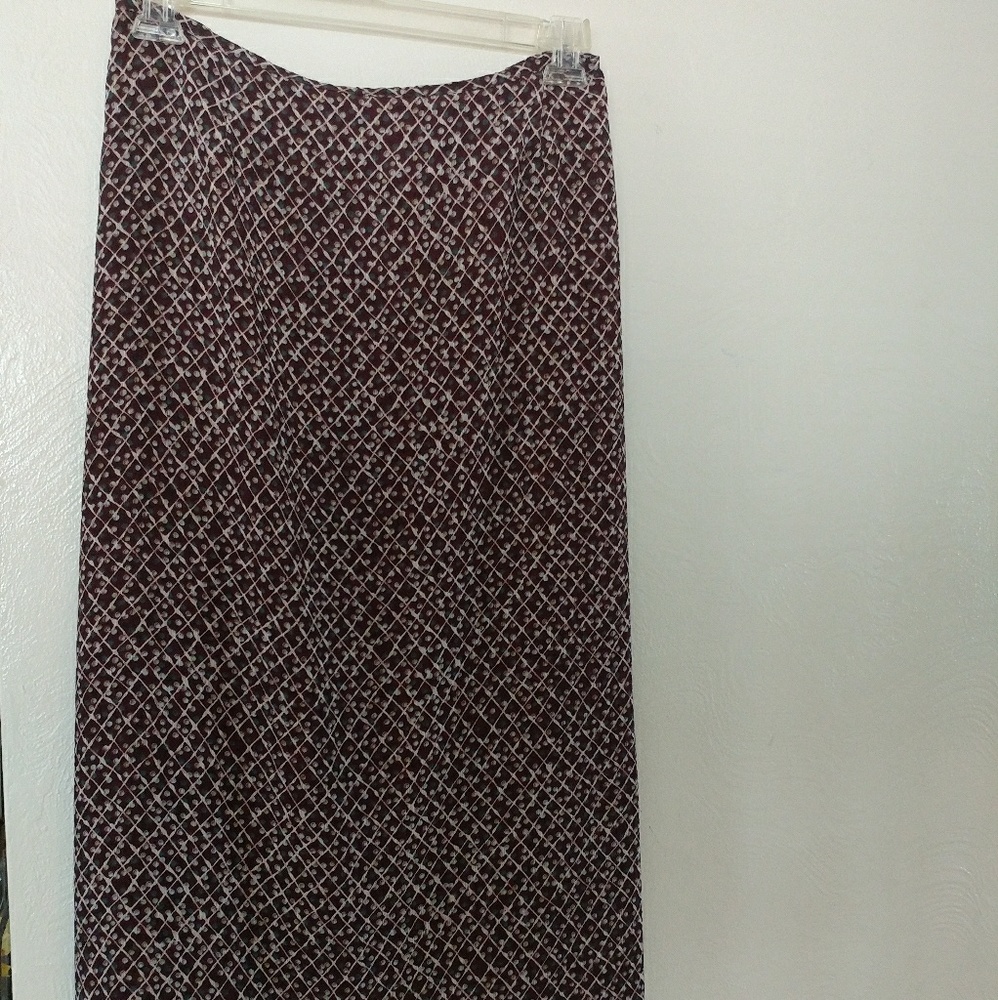 Full length floral skirt